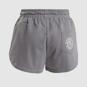 Gymshark Legacy Fitness Loose Shorts - Smokey Grey - Small (S)